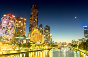 Fototapeta na wymiar Modern architecture of Melbourne, Australia