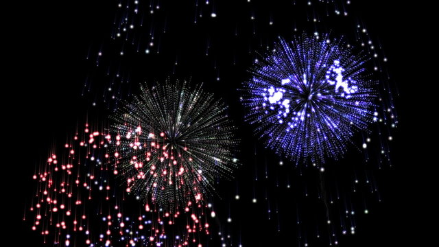Exploding fireworks