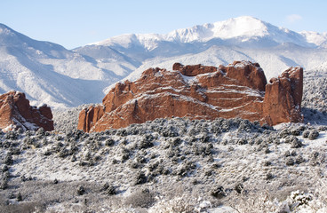 Pike's Peak and The Gardern of the Gods