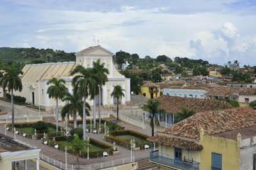 Obraz premium Trinidad, View of the city from the rooftops.