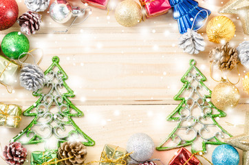 Colorful christmas decoration.