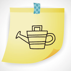 doodle watering can