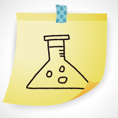 Experiments bottle doodle drawing