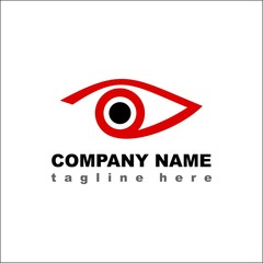 Eye vector logo icon