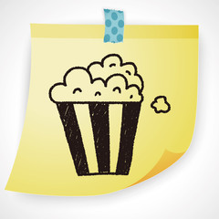 popcorn doodle drawing