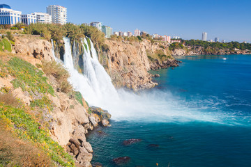 Waterfall Duden at Antalya, Turkey