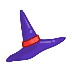 Witch hat isolated illustration