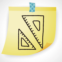 Doodle Triangle ruler