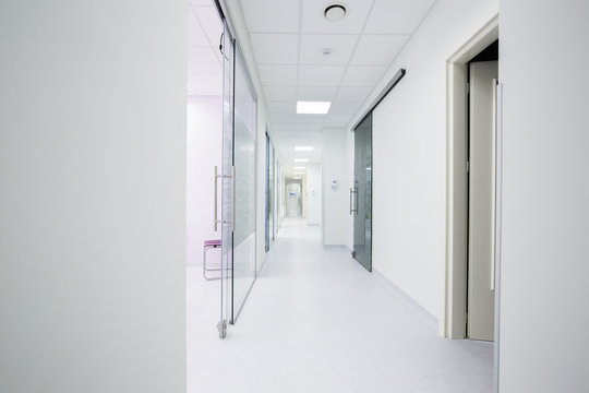 Corridor in a modern clinic