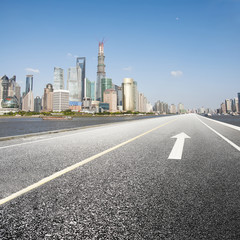 Naklejka premium Modern cities and roads