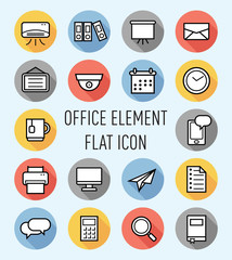 office element flat icon