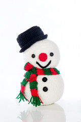 Snowman smiling