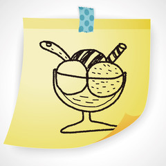 ice cream doodle drawing