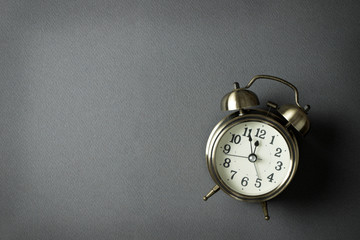 Alarm clock showing almost 12 o clock