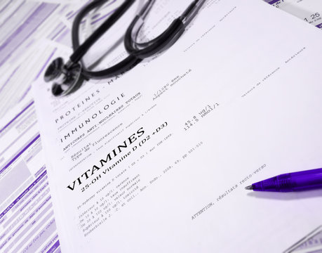 r&eacute;sultats d'une prise de sang,bilan sanguin