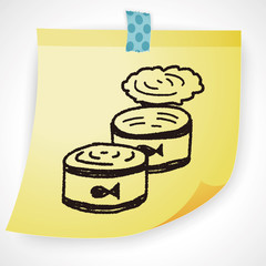 doodle fish can