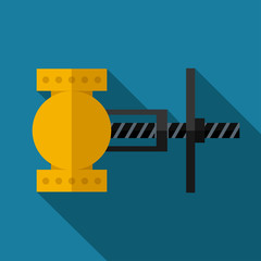 Vector color flat valve icon