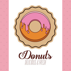 delicious donuts design 