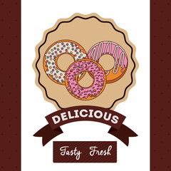 delicious donuts design 