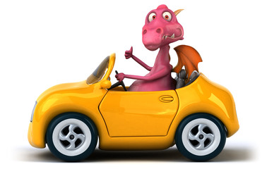 Obraz premium Fun dragon