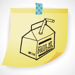 milk box doodle