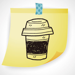 doodle coffee and tea