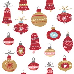 christmas toys vector set