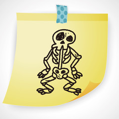 skull doodle