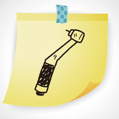 dentist drill doodle