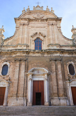 Fototapeta na wymiar Basilica Cathedral Church of Monopoli. Puglia. Italy.