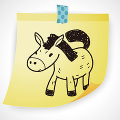 horse doodle