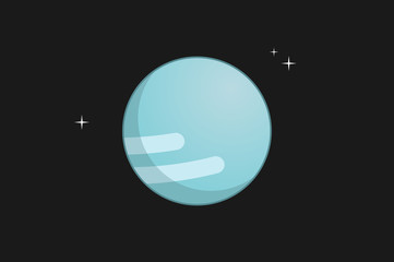 Uranus vector illustration