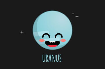 Uranus vector illustration