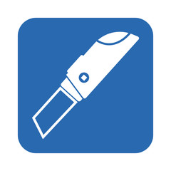 Stationery knife icon