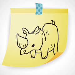 rhino doodle