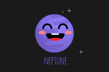 Neptune vector illustration