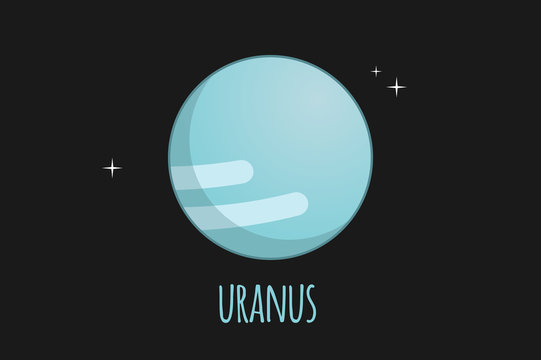 Uranus vector illustration