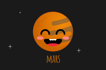 Mars vector illustration