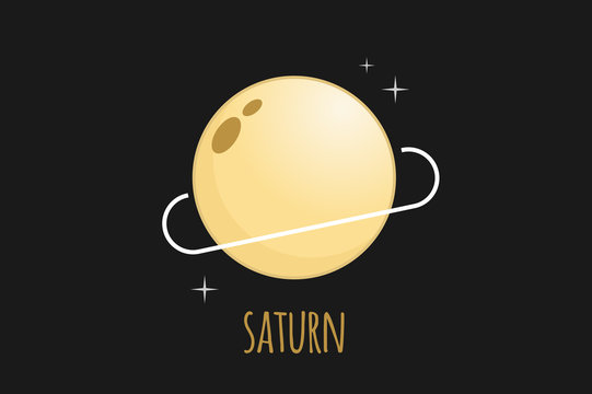 Saturn vector illustration