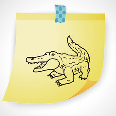 crocodile doodle