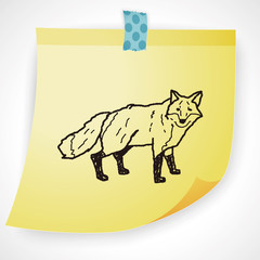 fox doodle