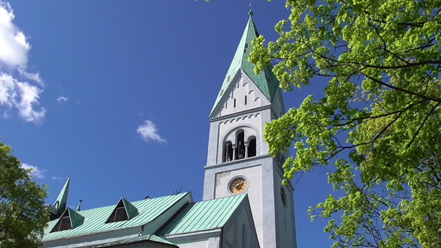 bell tower of the Church of Queen Luisa