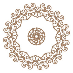 Vector round abstract circle.