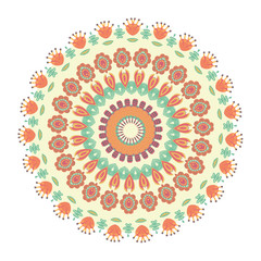 Vector round abstract circle.