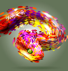 Vector illustration snake detail © onot