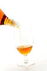 pouring wisky