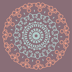 Vector round abstract circle.
