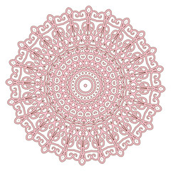 Vector round abstract circle.