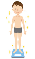 ダイエット　男性　健康的な身体