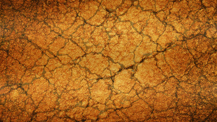 Yellow Old cracked grunge background texture